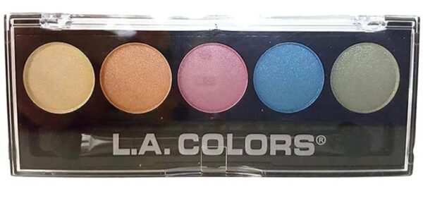 L.A. Colors 5 Color Metallic Eyeshadow, (EP22) Tease