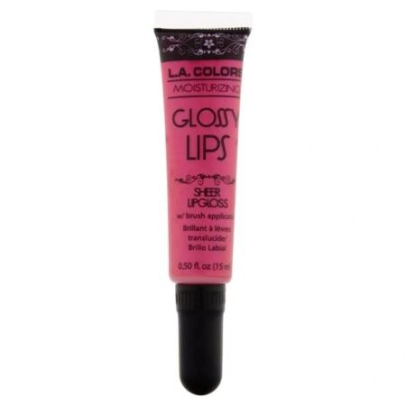 L.A. Colors Sheer Lip Gloss in Wild Melon 0.50 fl oz