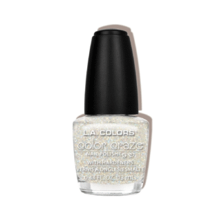 L.A. Colors Color Craze Nail Polish, Sassy Sparkle, 0.44 fl oz