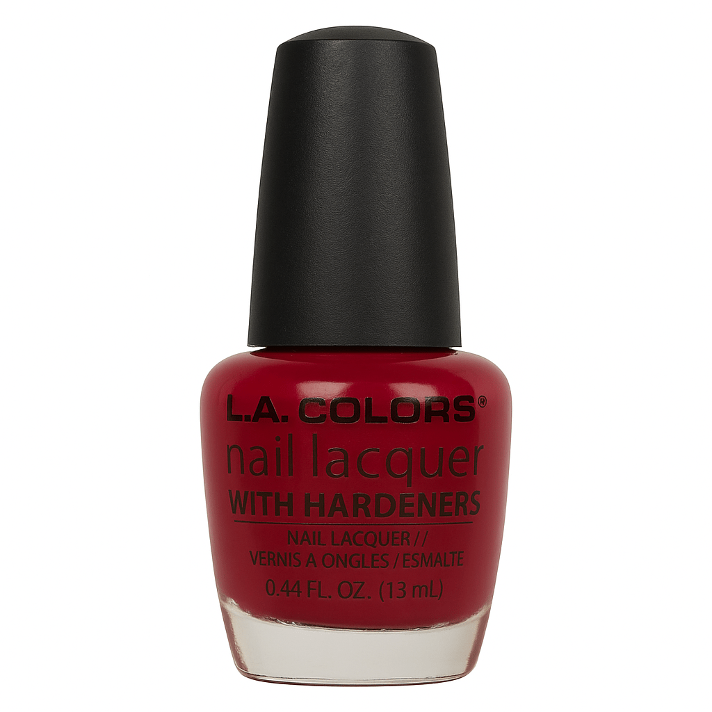 L.A. Colors Nail Lacquer with Hardener, BLQ383 Festive, 0.44 fl oz