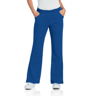 Urbane by Landau Women’s Alexis Comfort Elastic Waist Scrub Pants, Galaxy Blue, Size XL