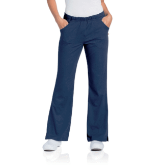 Women's Alexis Comfort Elastic Waist Scrub Pants, Navy, Size 3XL