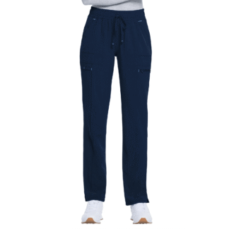 Scrubstar Women’s Fashion Premium Performance Yoga Scrub Pants, Indigo, L