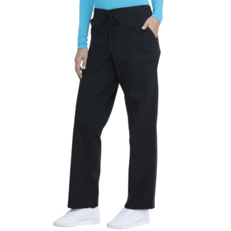 Scrubstar Unisex Cargo Open Bottom Regular Fit Scrub Pants, Black, Size XL