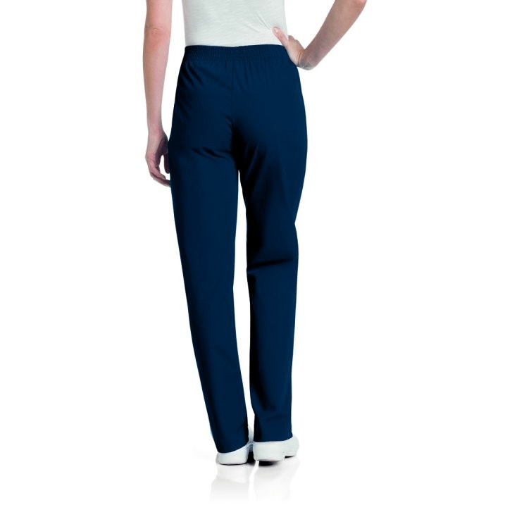 Landau Women’s Classic Relaxed Scrub Pants, Navy, XXL - Image 2