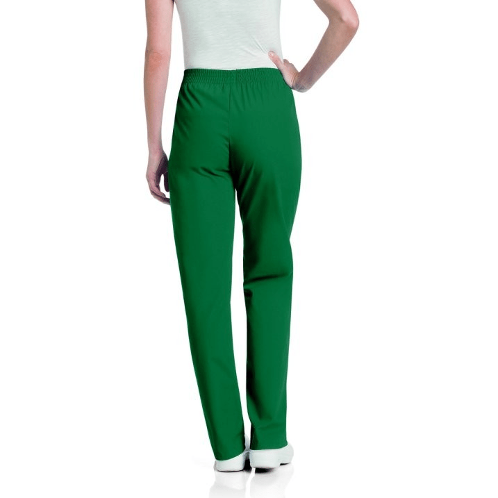 Landau Women’s Classic Relaxed Scrub Pants, Hunter Green, Size XXL - Image 2