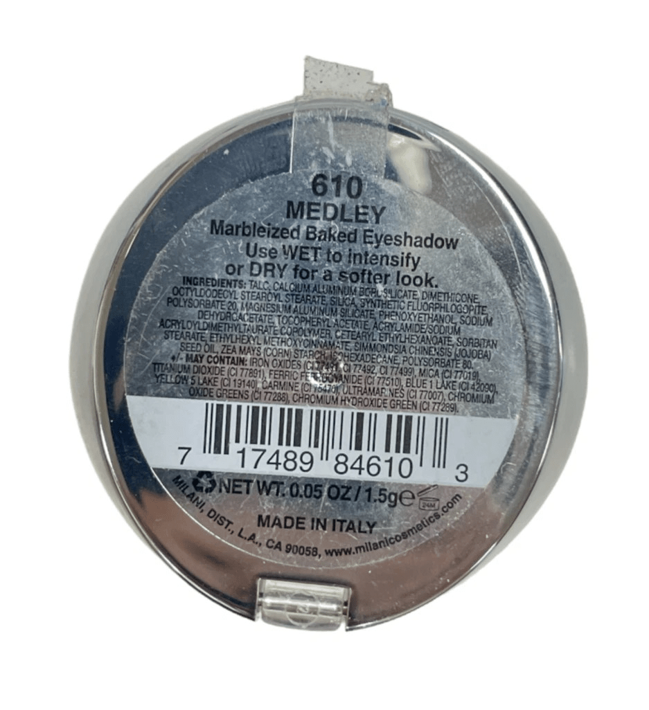 Milani Baked Eyeshadow, 610 Medley, 0.05 oz - Image 2