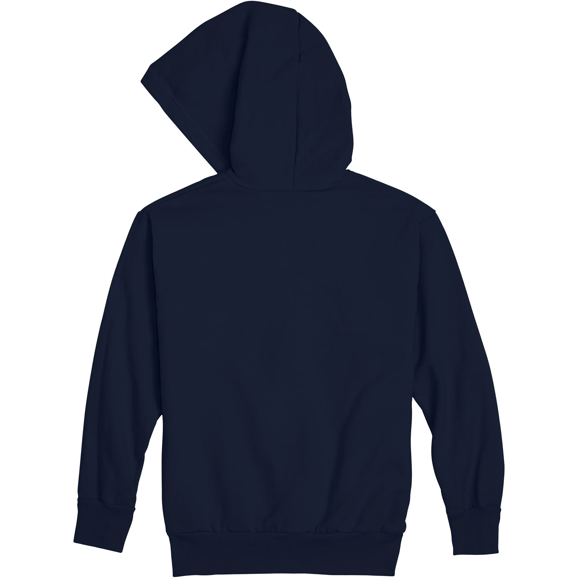Hanes Boys EcoSmart Fleece Full Zip Hooded Jacket, Navy, XL (16-18) - Image 2