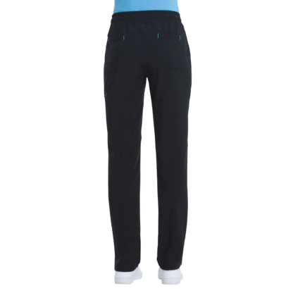 Women’s Scrubstar Regular Fit Straight-Leg Cargo Scrub Pants, Black, S - Image 3