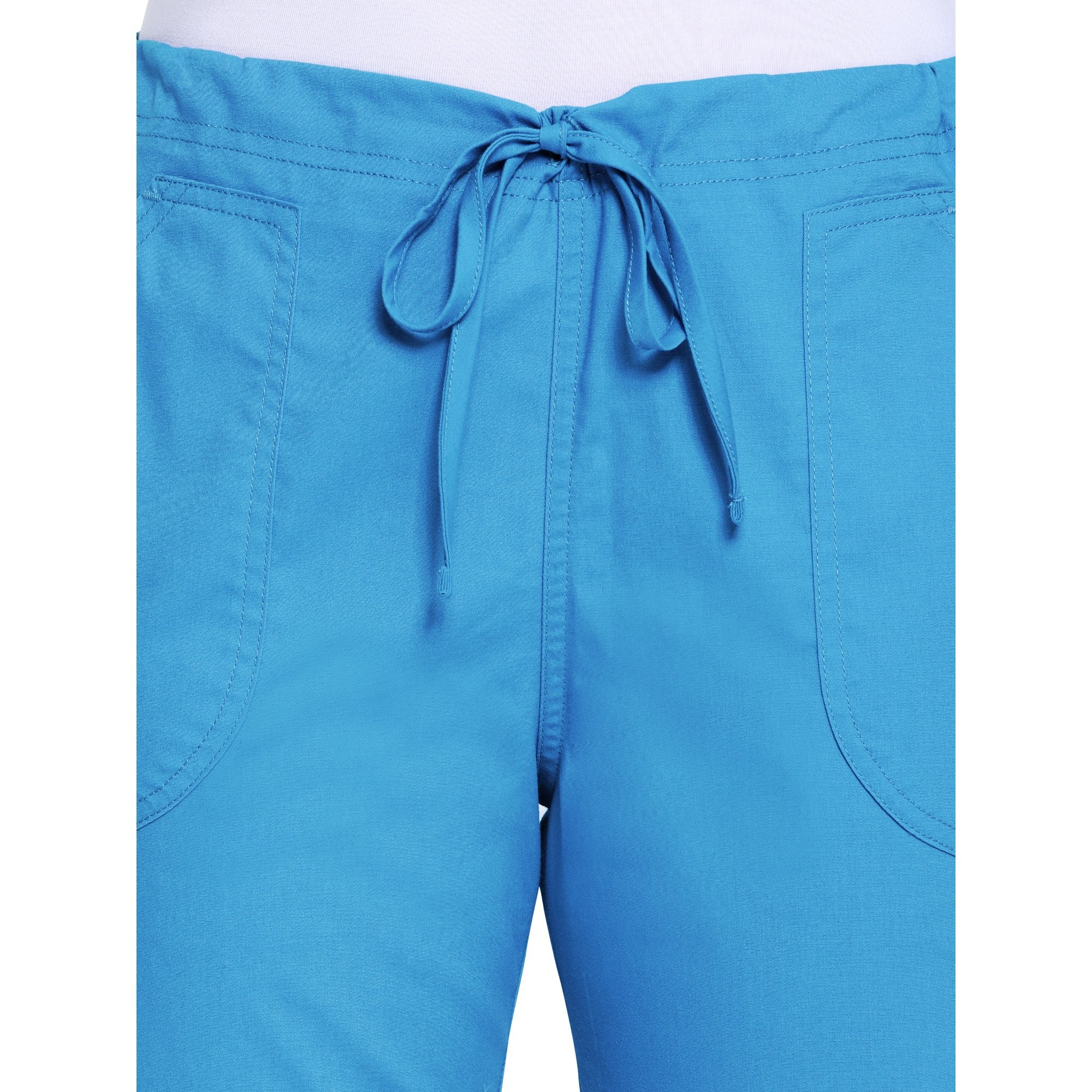 Scrubstar Women’s Core Essentials Drawstring Scrub Pants, Turquoise, XL - Image 4