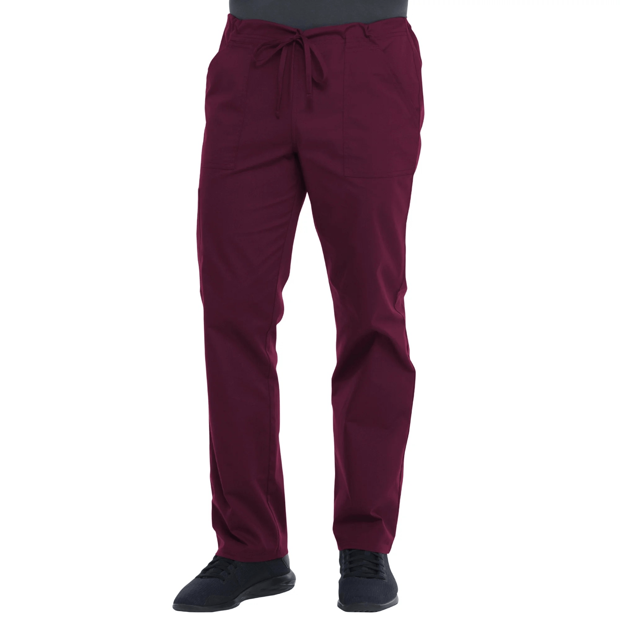 Scrubstar Core Essentials Unisex Scrub Pants with Drawstring Tie, Wine, XL - Image 5