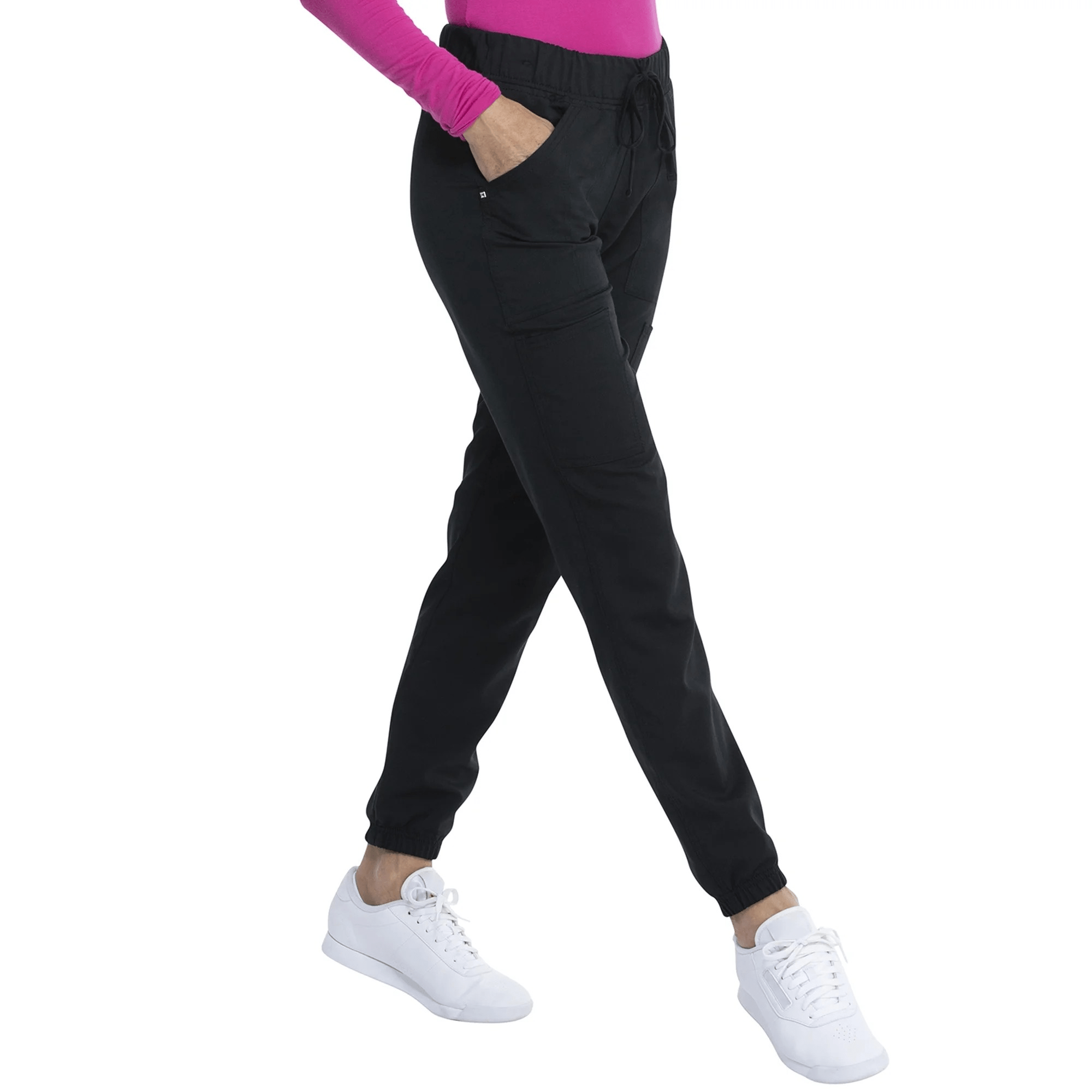 Scrubstar Women’s Fashion Premium Ultimate Jogger Scrub Pants, Black, Size S Petite - Image 6