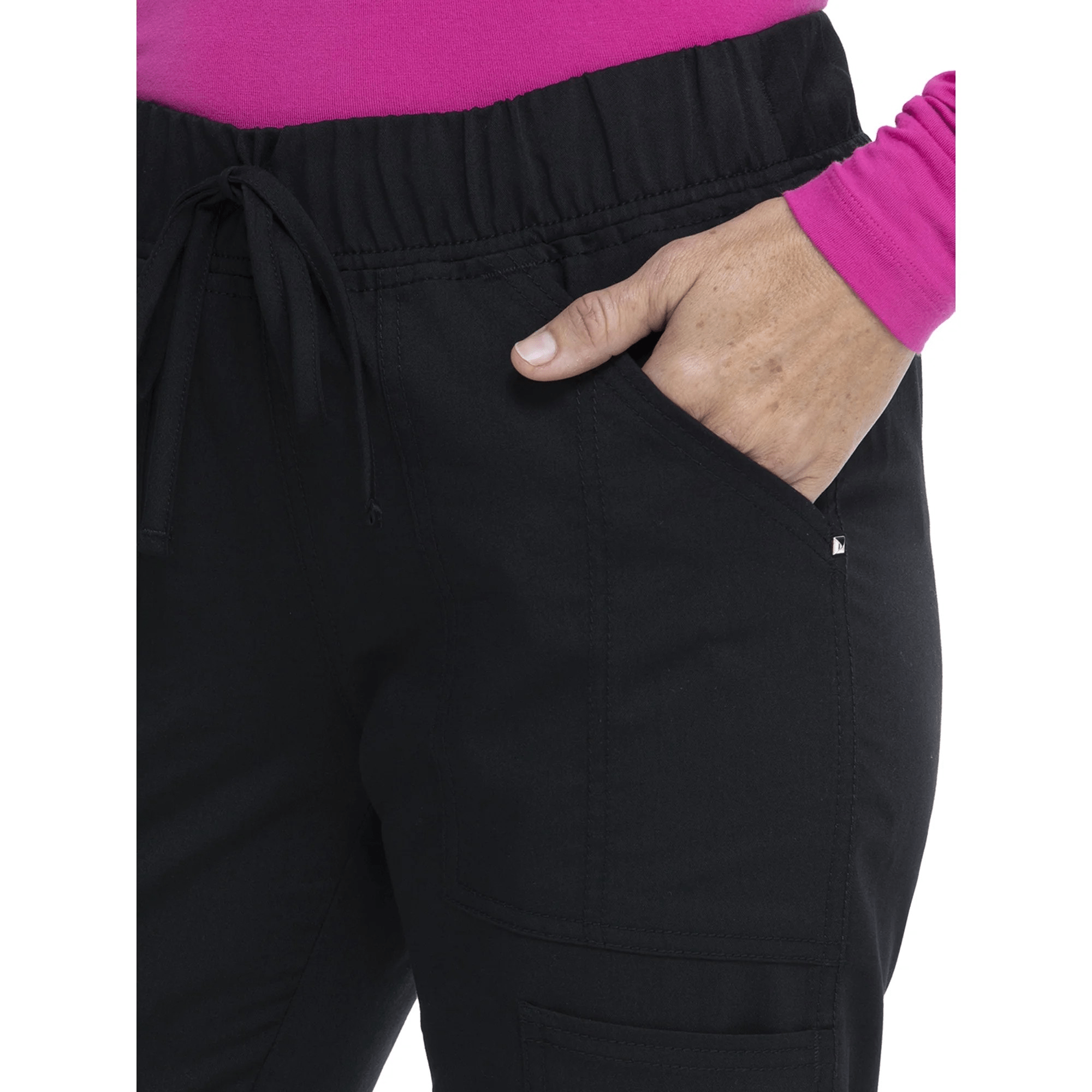 Scrubstar Women’s Fashion Premium Ultimate Jogger Scrub Pants, Black, Size S Petite - Image 7