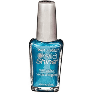 Wet N Wild Wild Shine Nail Color, Bijou Blue (443D), 0.43 fl oz