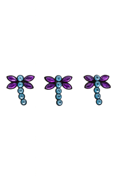 Nailene Nail Art Stickers, 3 Dragonflies
