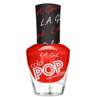 L.A. Girl Color Pop Nail Polish, GNL825 Hibiscus, 0.47 fl oz