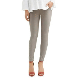 Oh! Mamma Maternity Over-Belly Twill Boyfriend Pants, Grey, Large