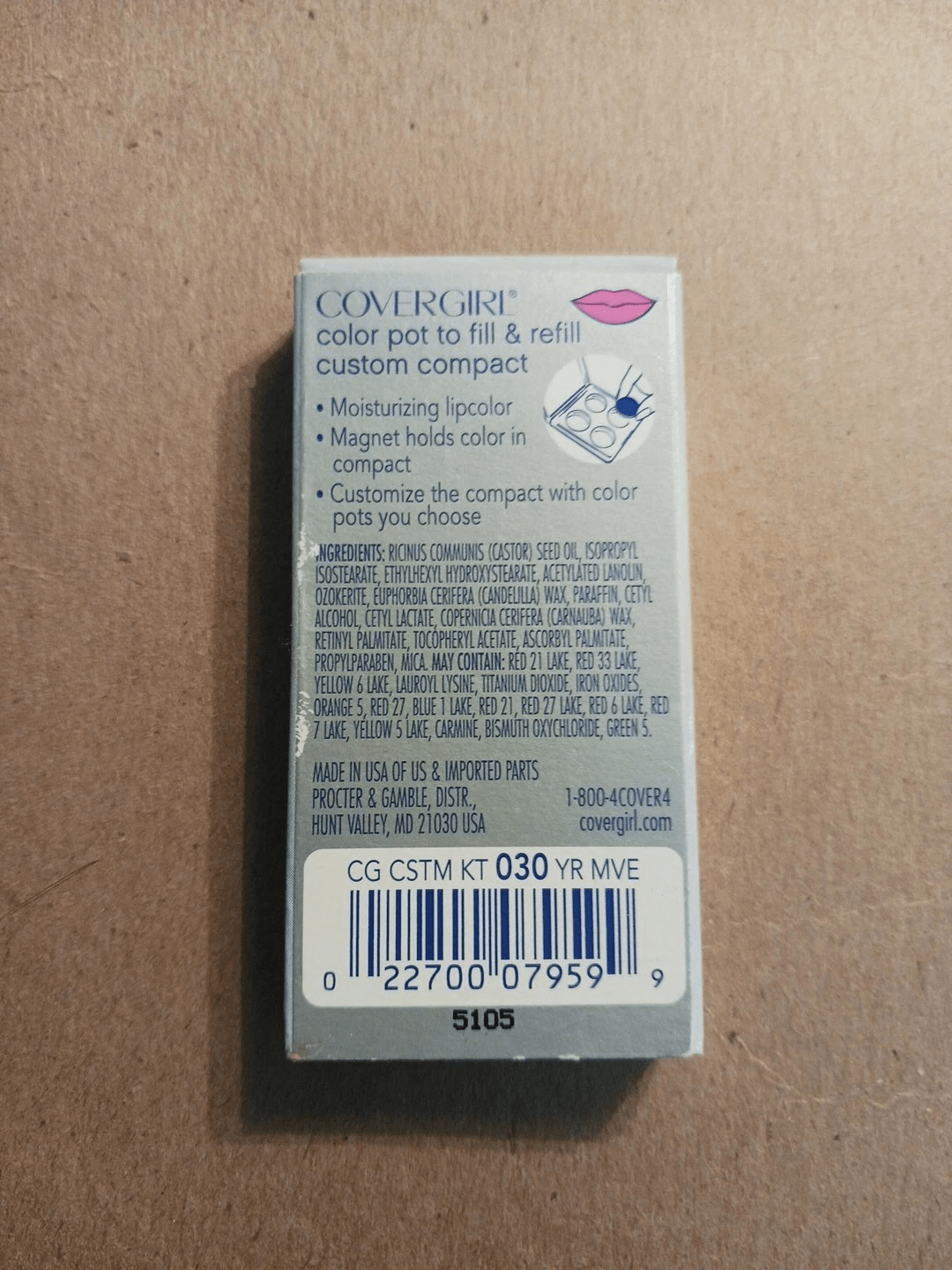 CoverGirl Magnetic Color Pot Lipcolor, It’s Your Mauve, 0.042 oz - Image 2