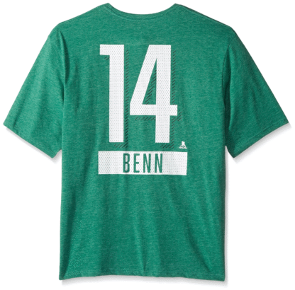 Levelwear NHL Dallas Stars Jamie Benn Icing Name & Number Tee, Rider Green, Small - Image 2