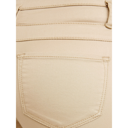No Boundaries Juniors Triple Stack Skinny Jeans, Khaki, 5 - Image 3