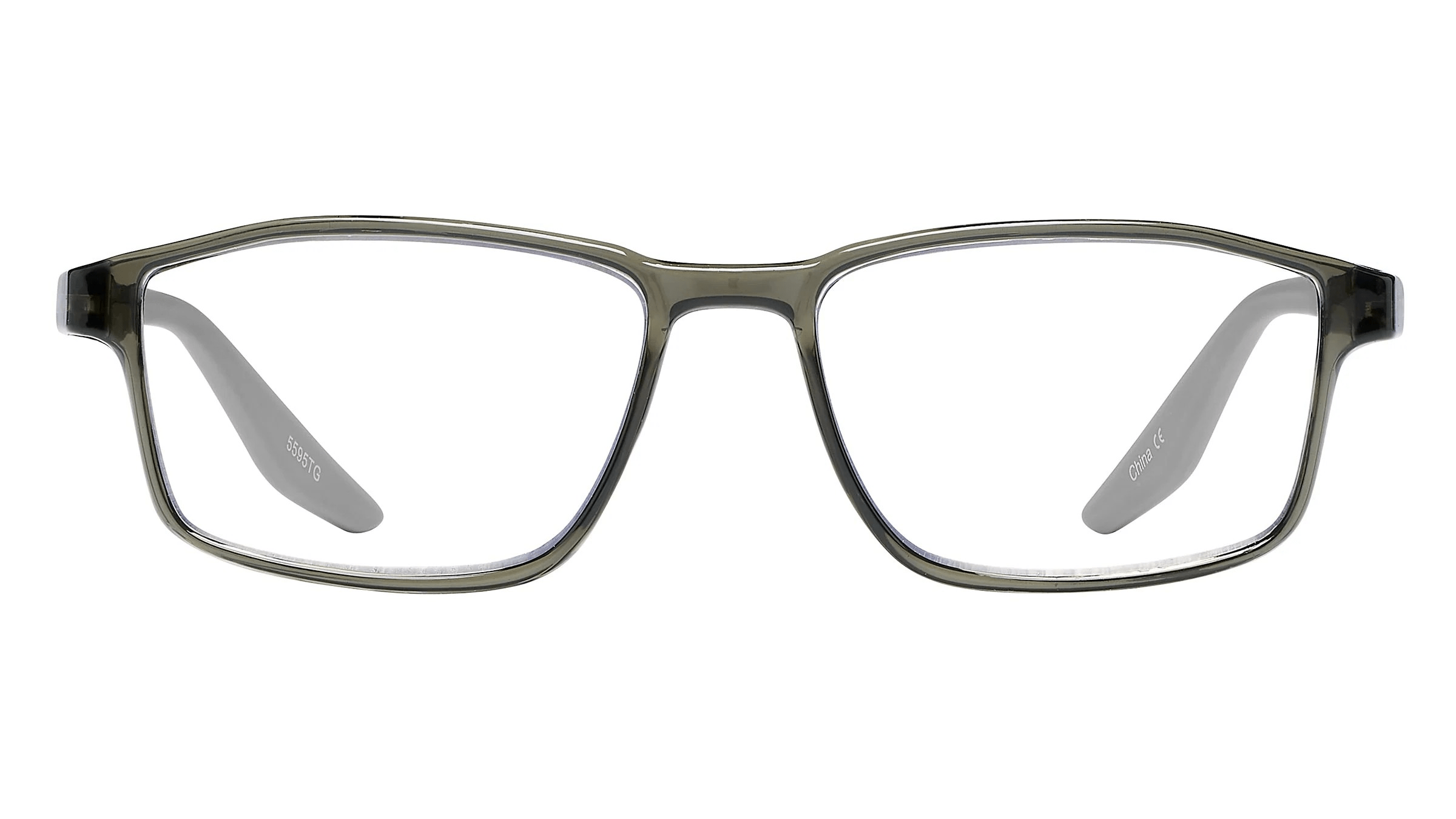 Sportex Blue Light Reading Glasses, Rectangular Frame - Image 2