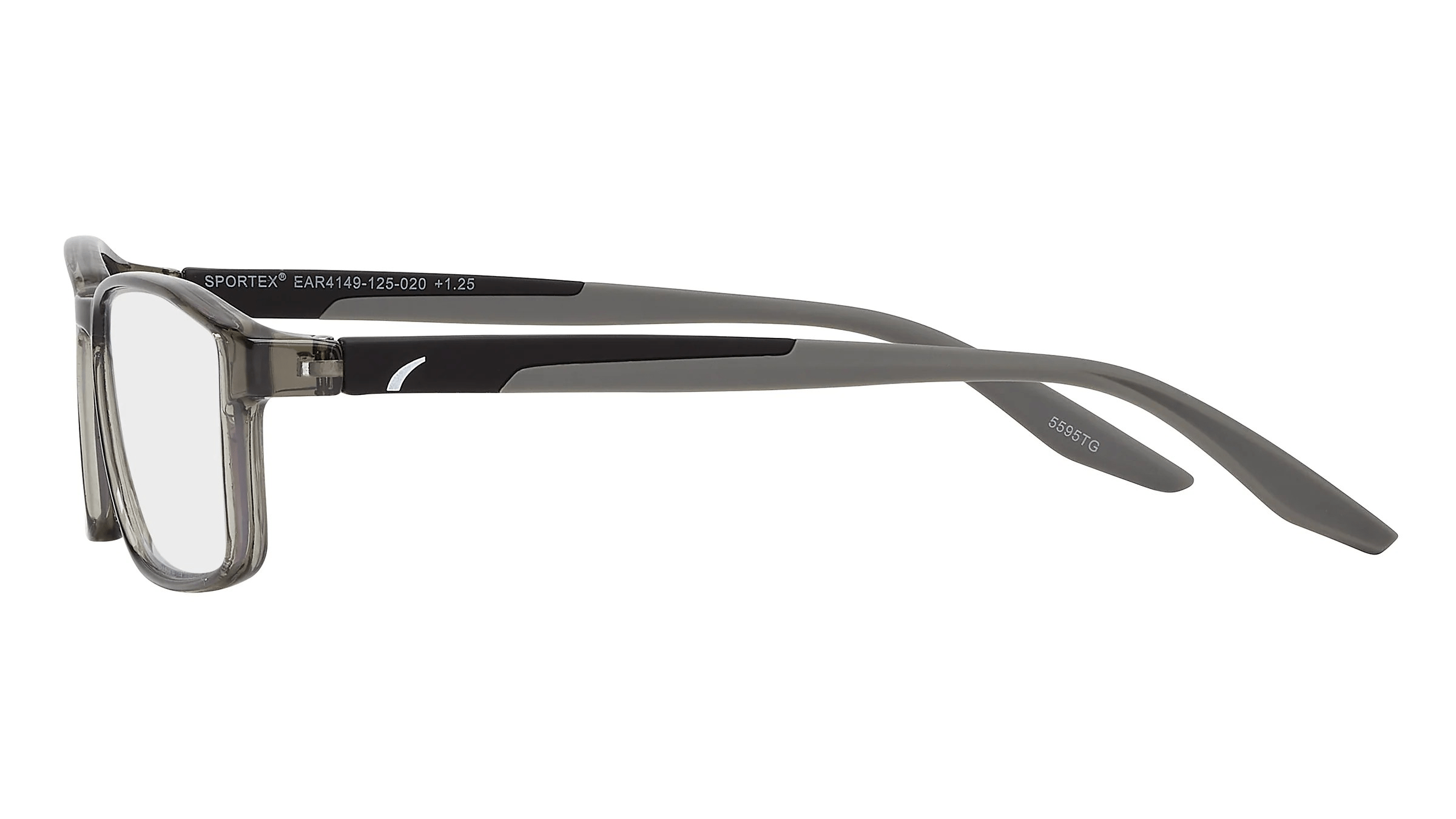 Sportex Blue Light Reading Glasses, Rectangular Frame - Image 3