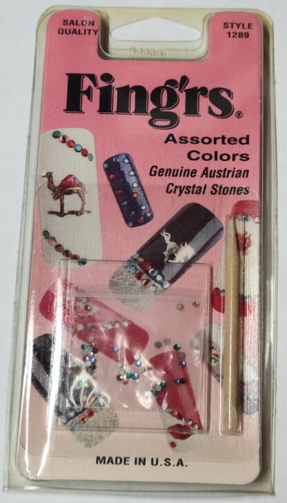 Fingr’s Nail Art Crystal Stones, Assorted Colors #1289