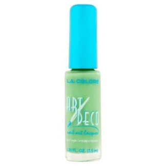 L.A. Colors Art Deco Nail Art Lacquer, NA911 Mint Green