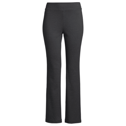 Time and Tru Women’s Petite Knit Bootcut Pants, Black, Size L (12–14) - Image 4