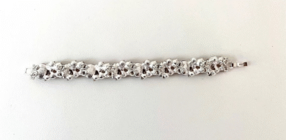 Napier Vintage Amethyst Sparkle Silver-Tone Bracelet (7.5”), New in box - Image 6