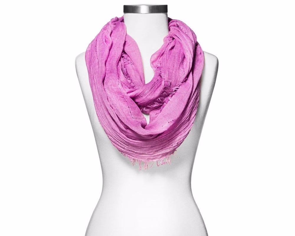 Merona Women’s Sequin Stripe Infinity Scarf, Lilac