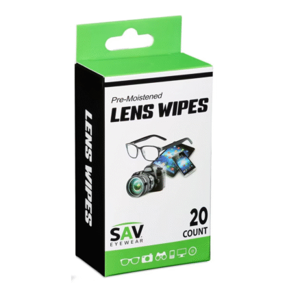 SAV Eyewear Pre-Moistened Lens Cleaner Wipes, 20 Count - Image 2